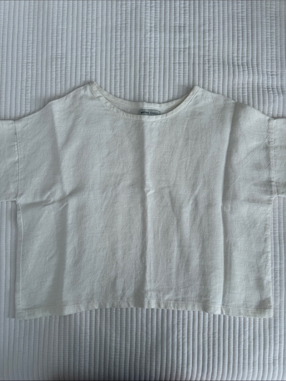 Brooke Ciocco | Boxy Linen Top